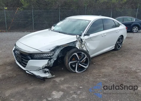 2022 Honda Accord Sport из США, поврежденный, VIN 1HGCV1F3XNA028963